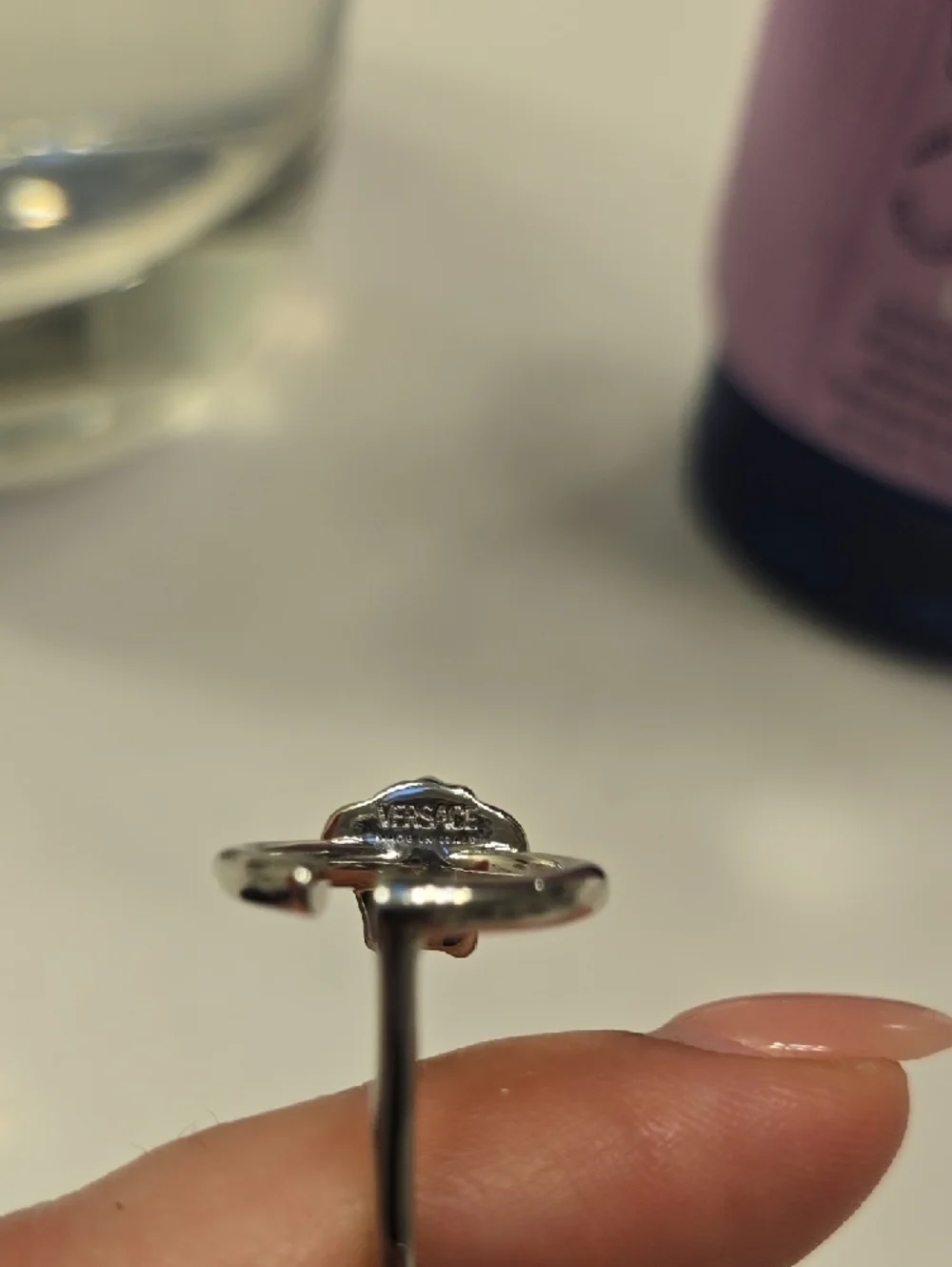 Versace Silver Open Ring Set - Picture 7 of 11